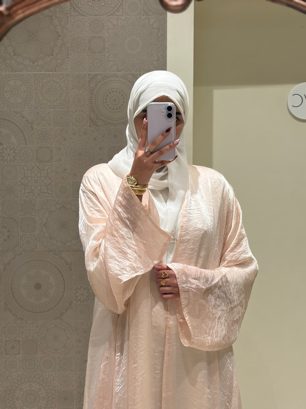 Layla organza abaya