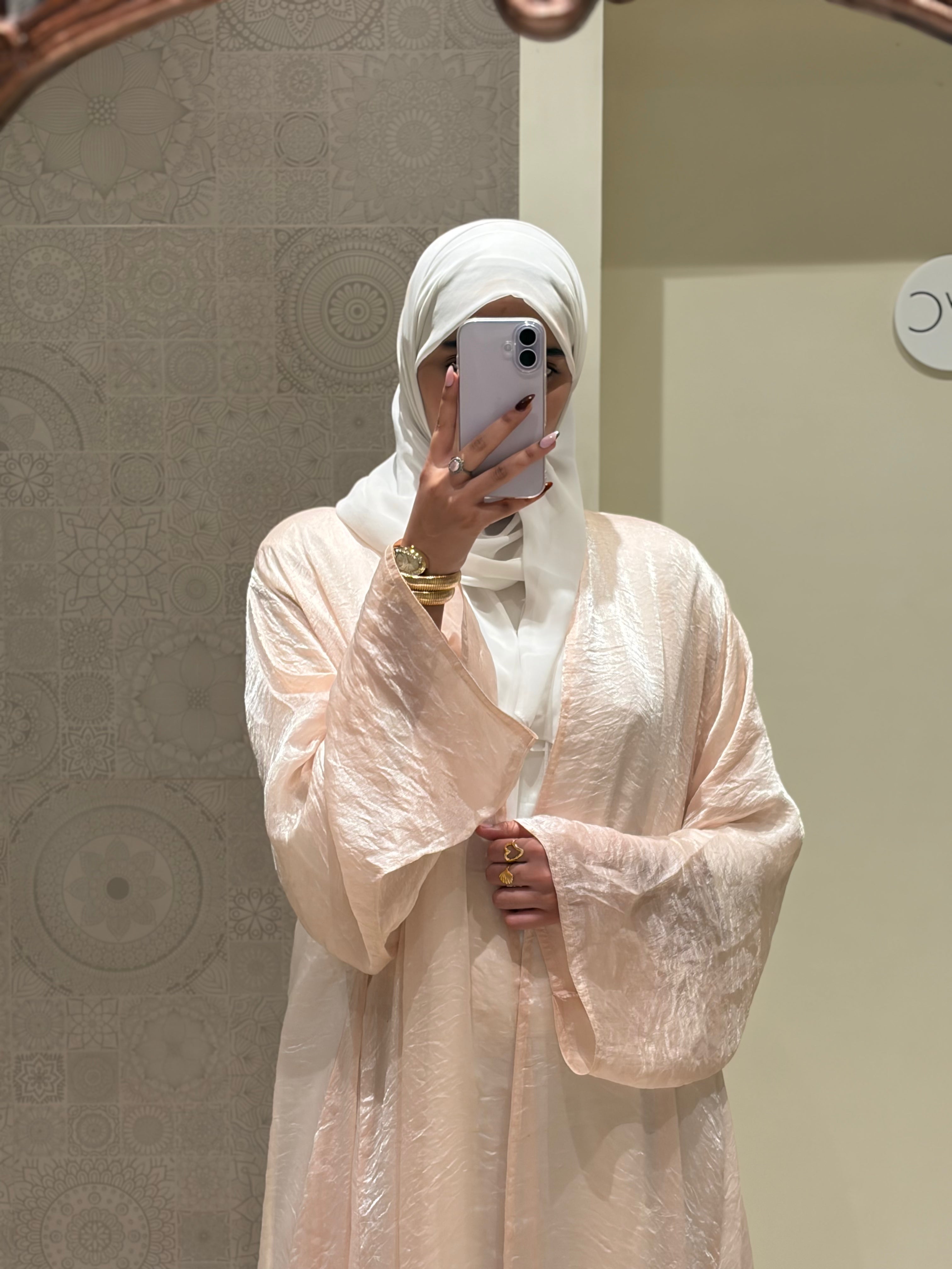 Layla organza abaya
