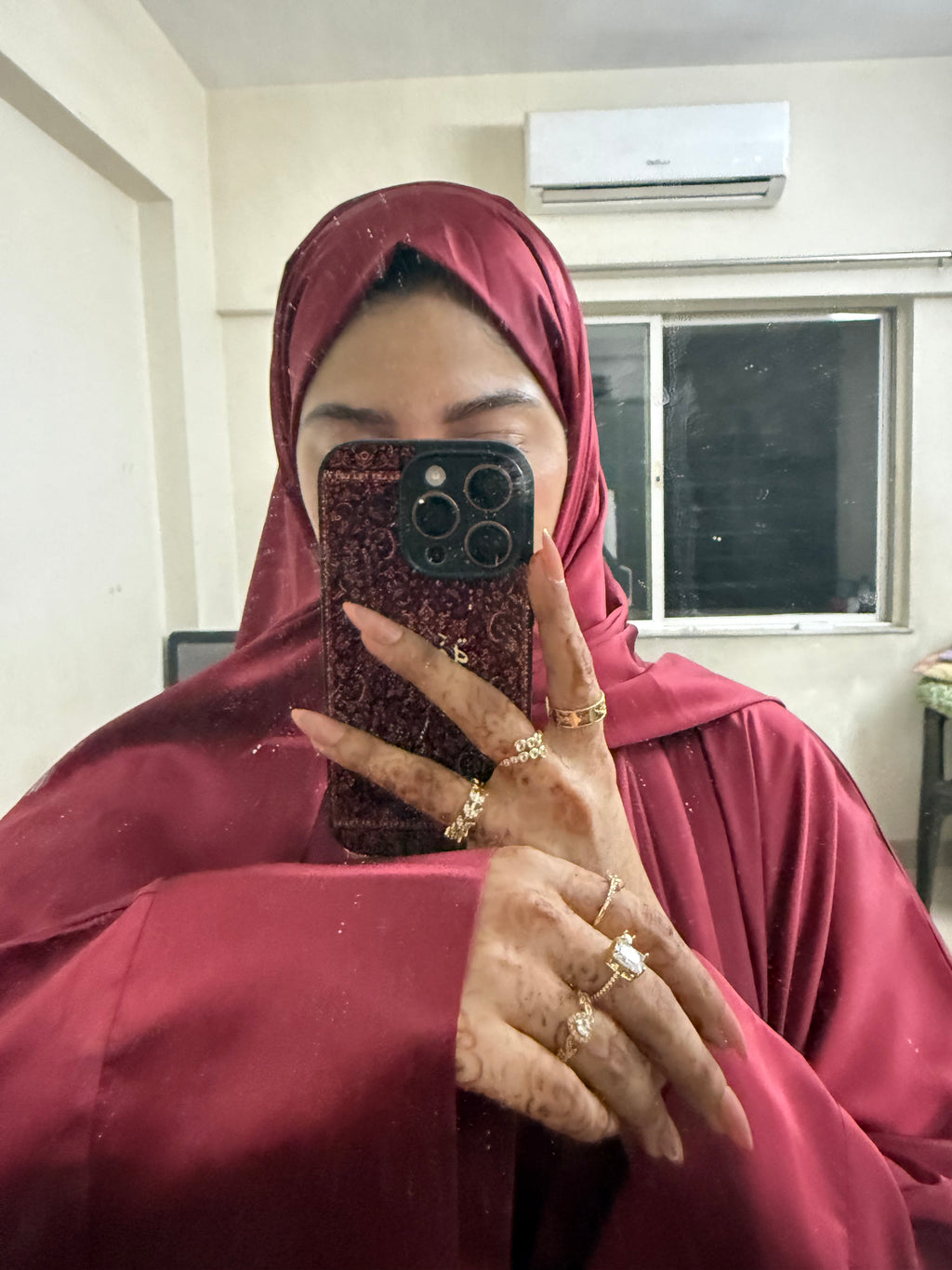 Satin Abaya