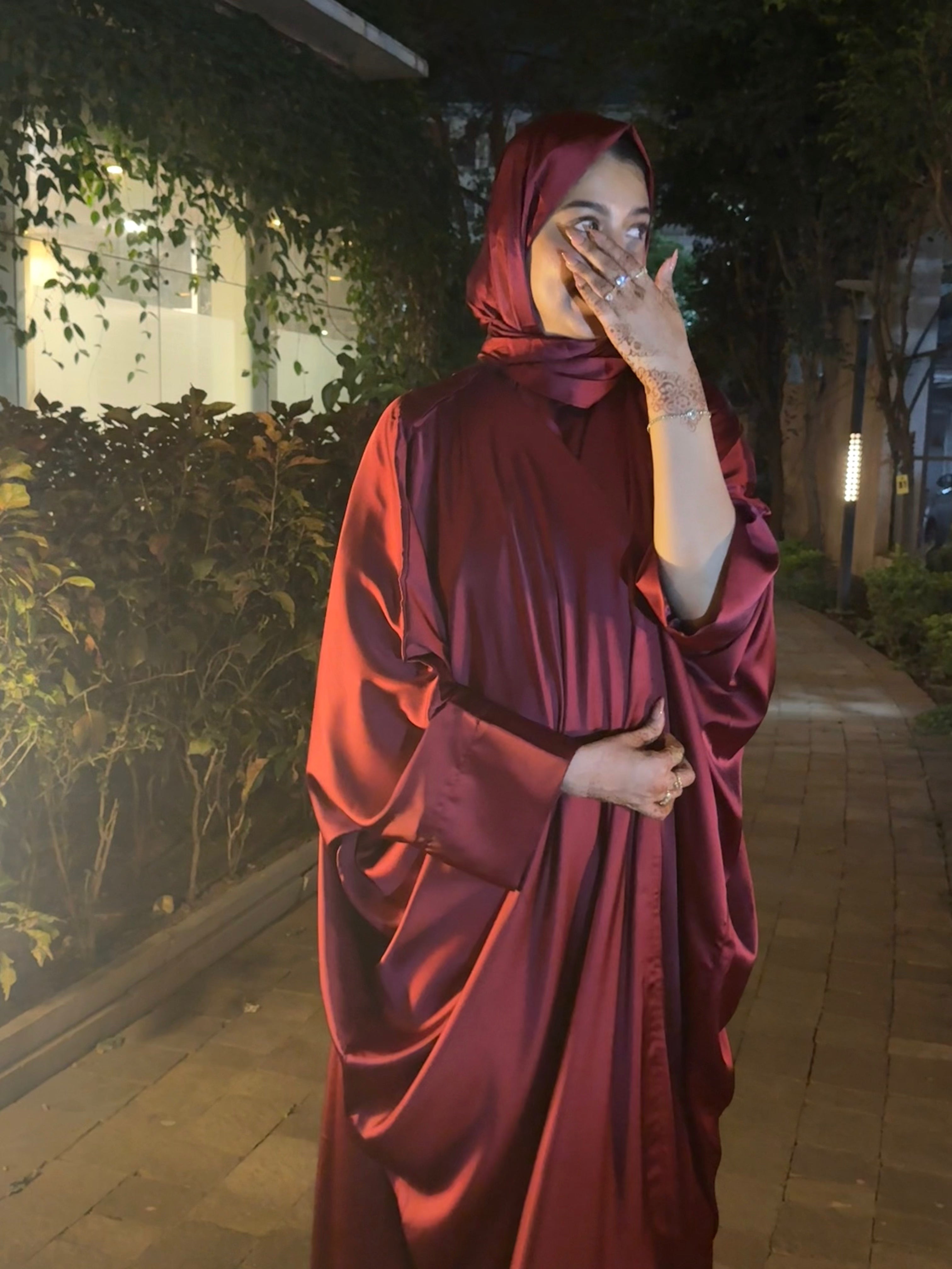 Satin Abaya