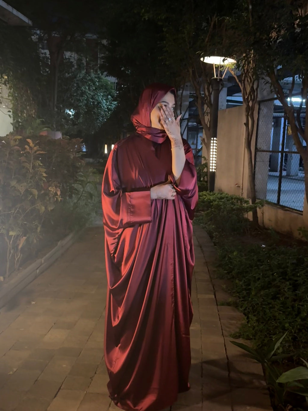 Satin Abaya
