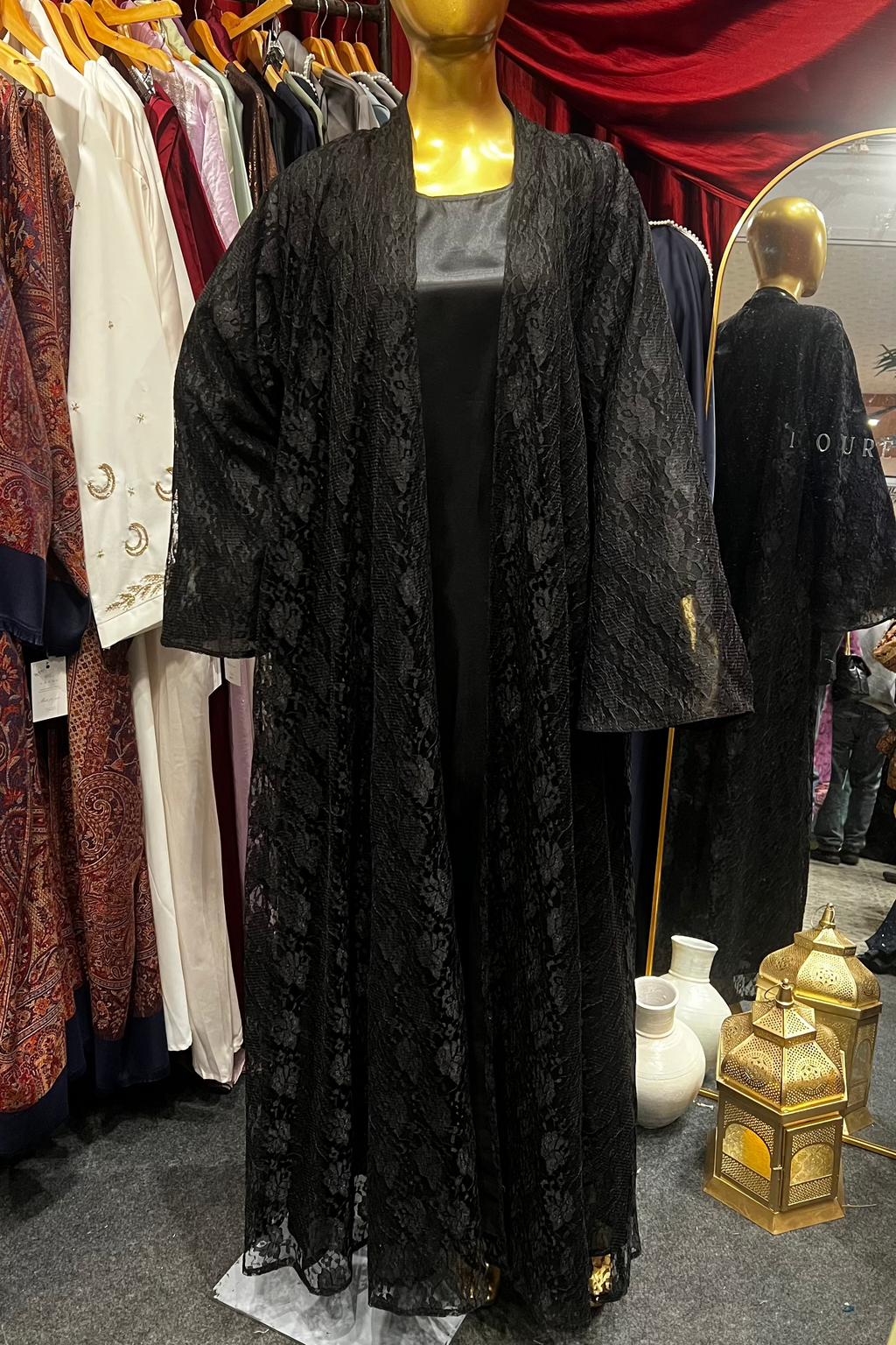 Layali full net abaya