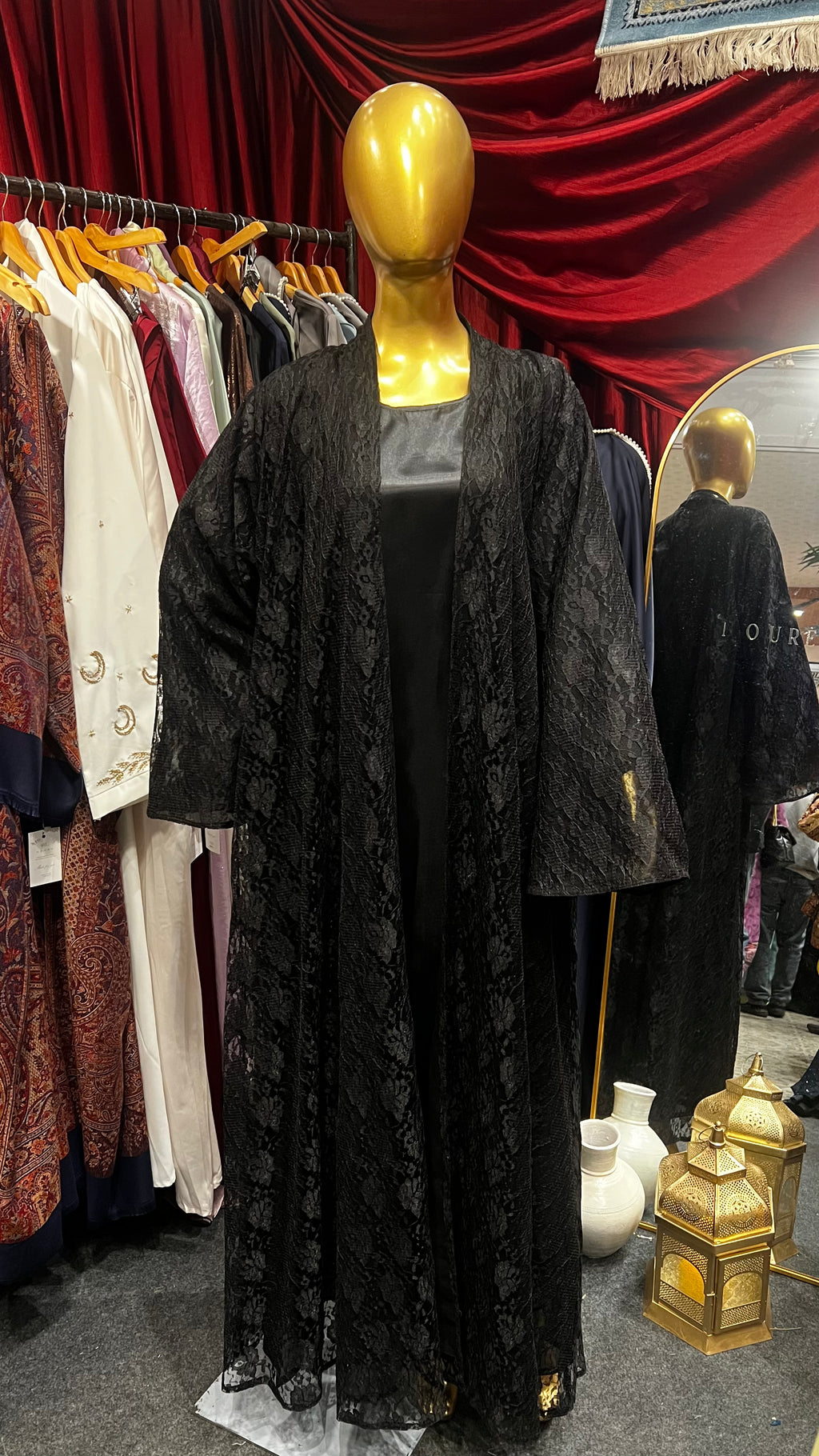 Layali full net abaya