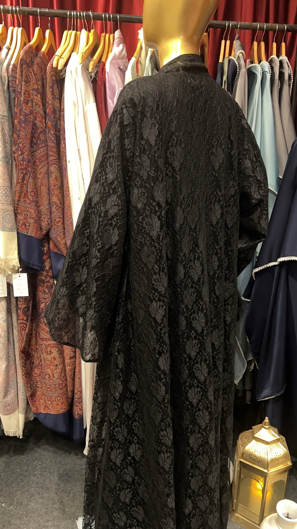 Layali full net abaya