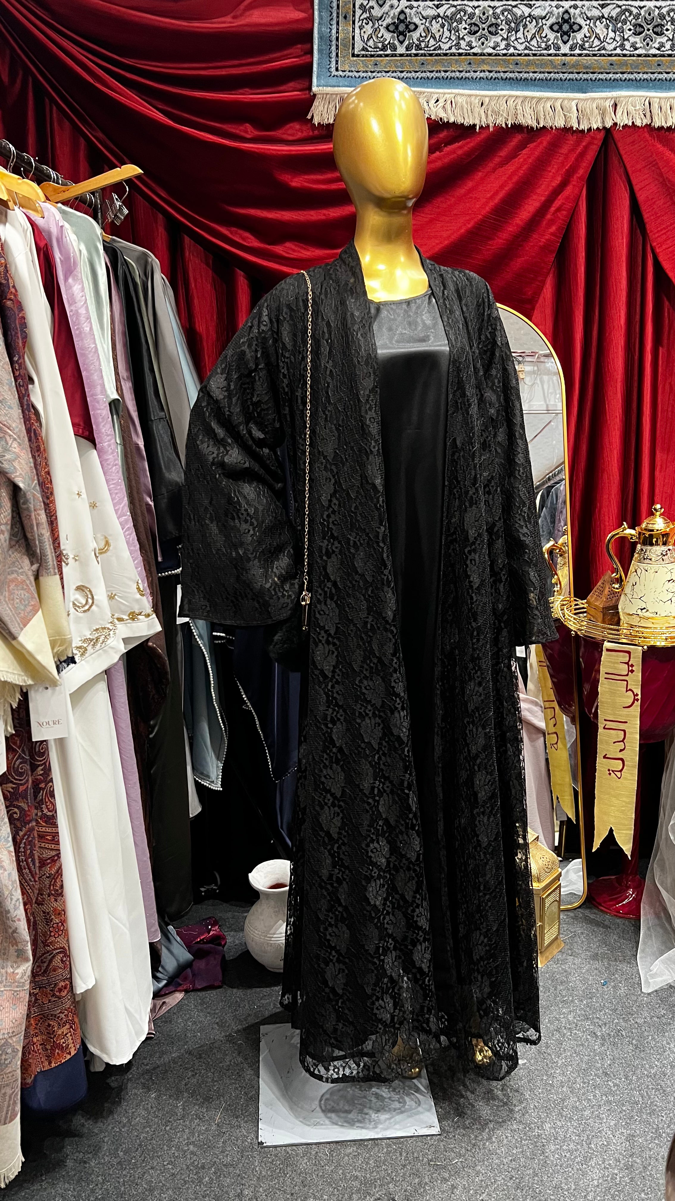 Layali full net abaya