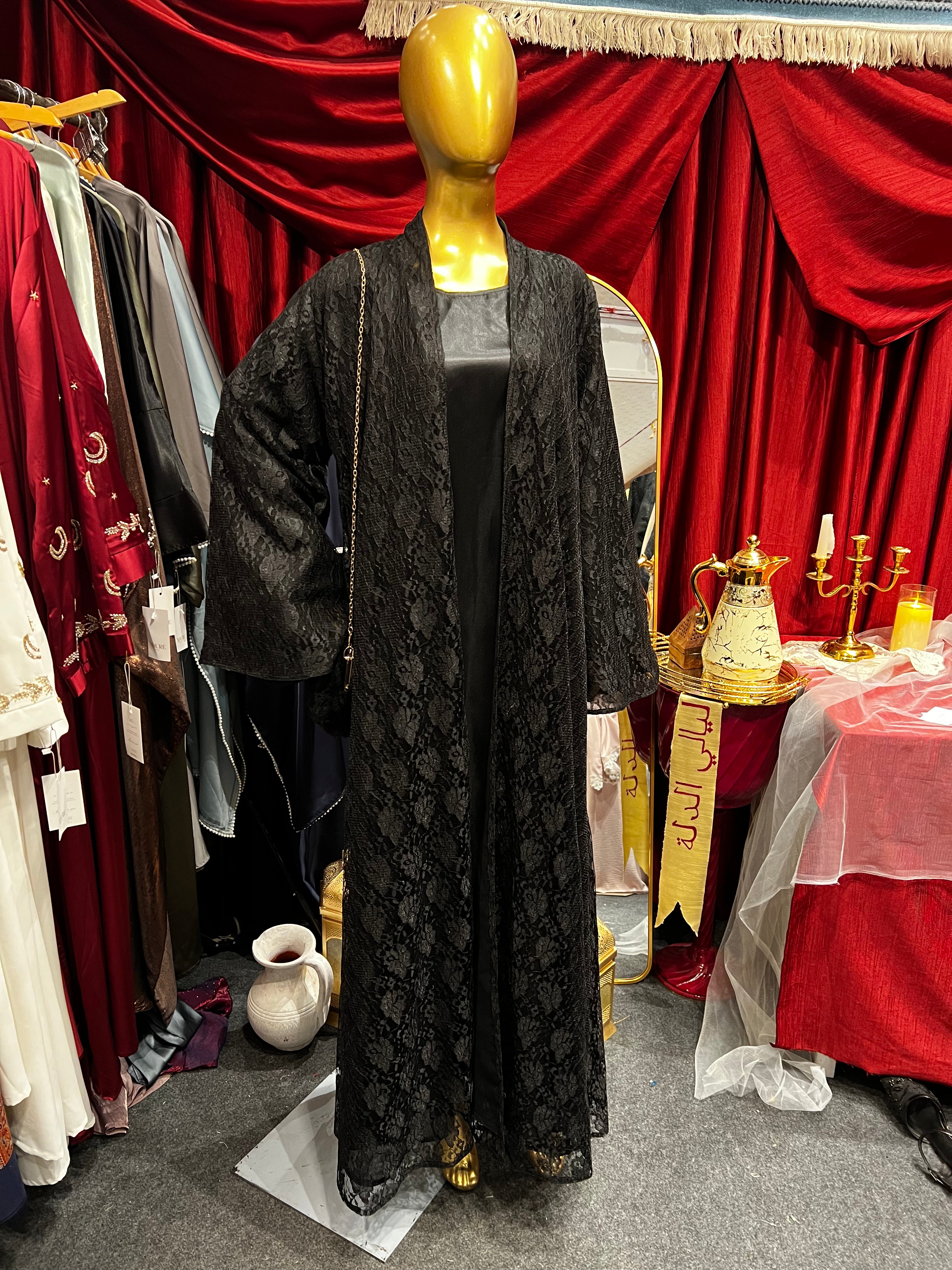 Layali full net abaya