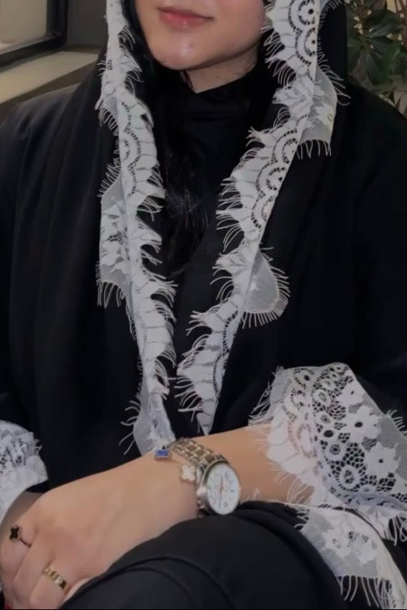 Abaya Layl- White