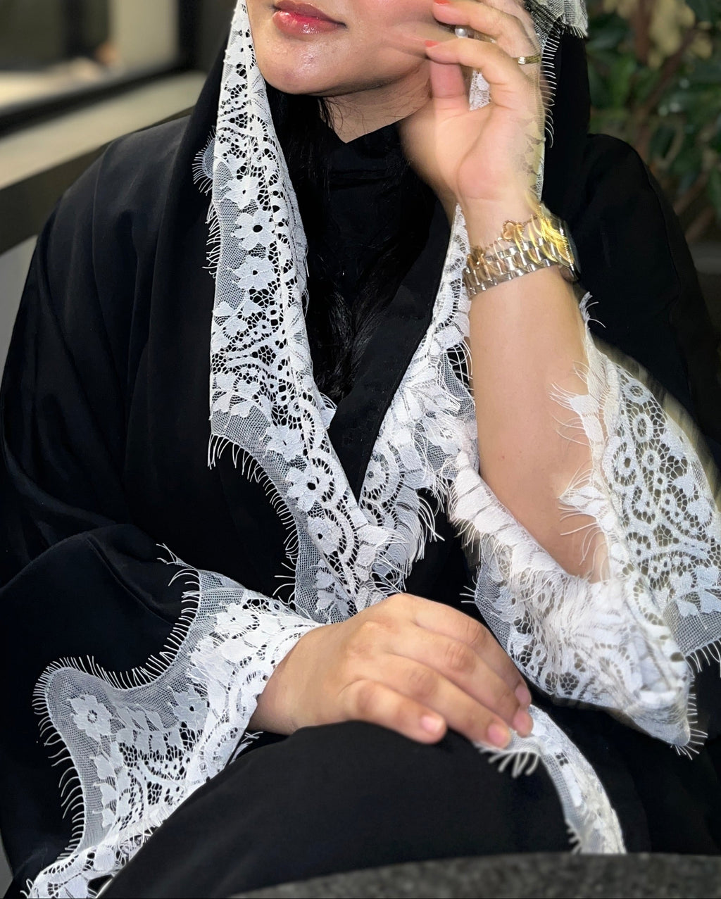 Abaya Layl- White