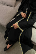 Tulip lace abaya