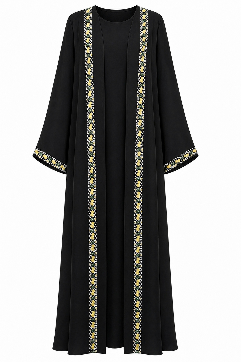 Tulip lace abaya